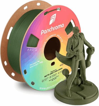Panchroma by Polymaker PLA Army Matte Filament – 1kg