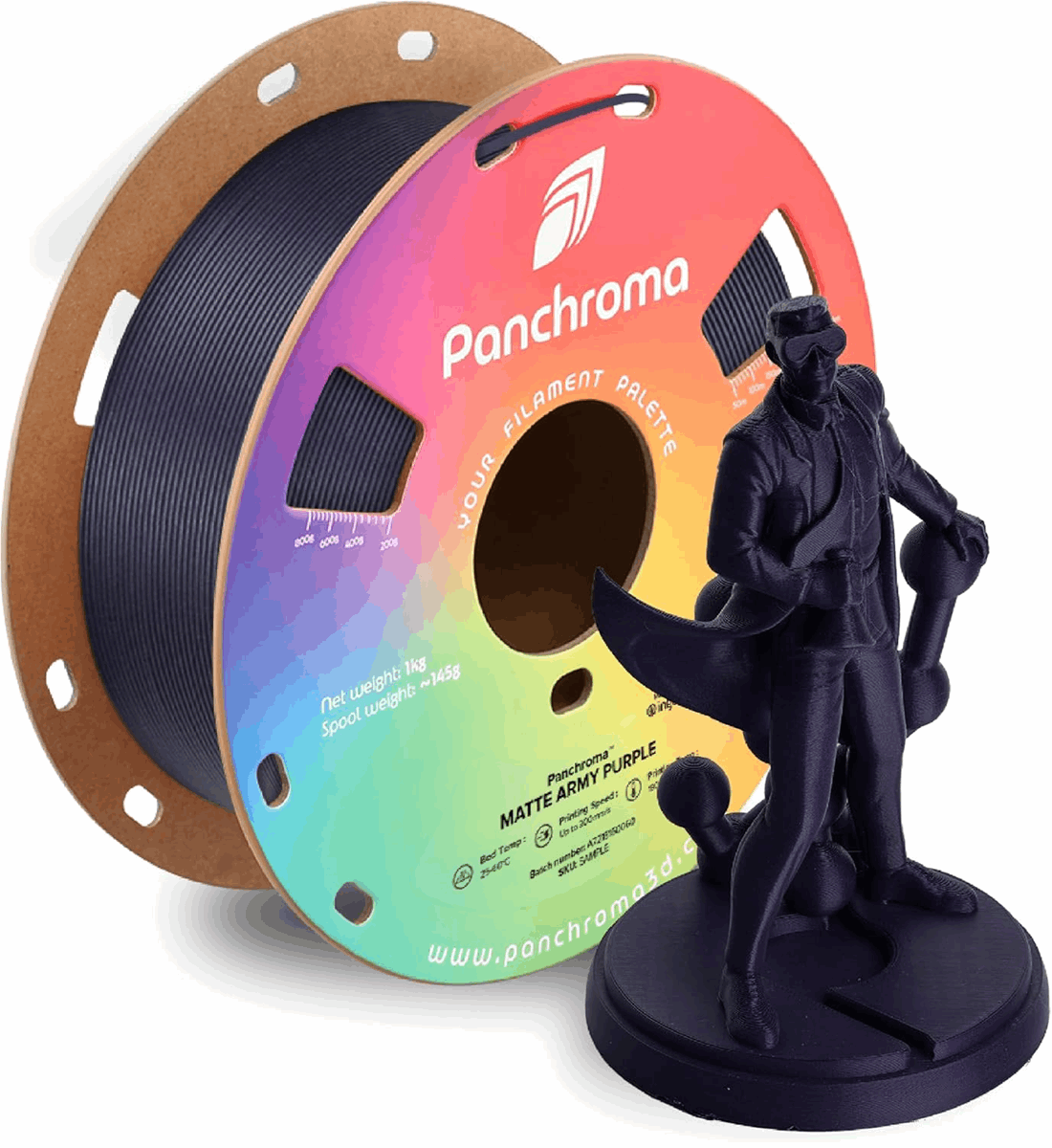Panchroma by Polymaker PLA Army Matte Filament – 1kg