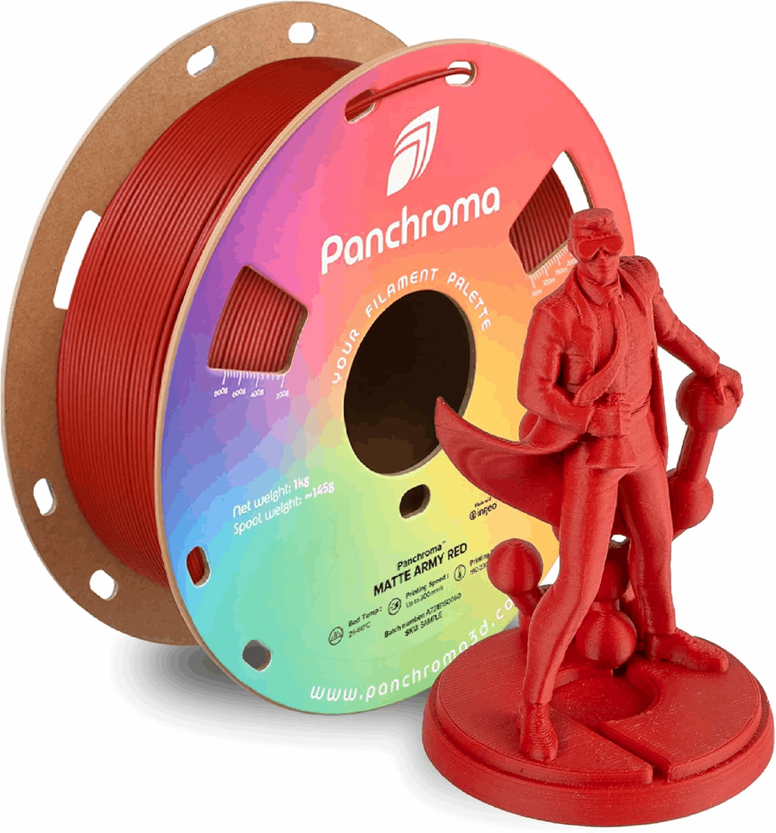 Panchroma by Polymaker PLA Army Matte Filament – 1kg