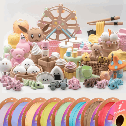 Panchroma by Polymaker PLA Pastel Matte Filament – 1kg