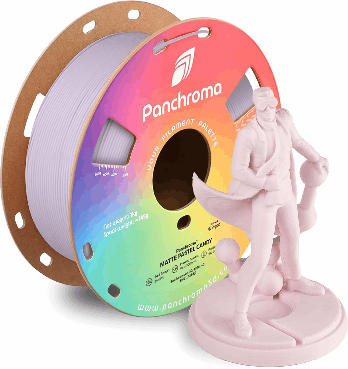 Panchroma by Polymaker PLA Pastel Matte Filament – 1kg