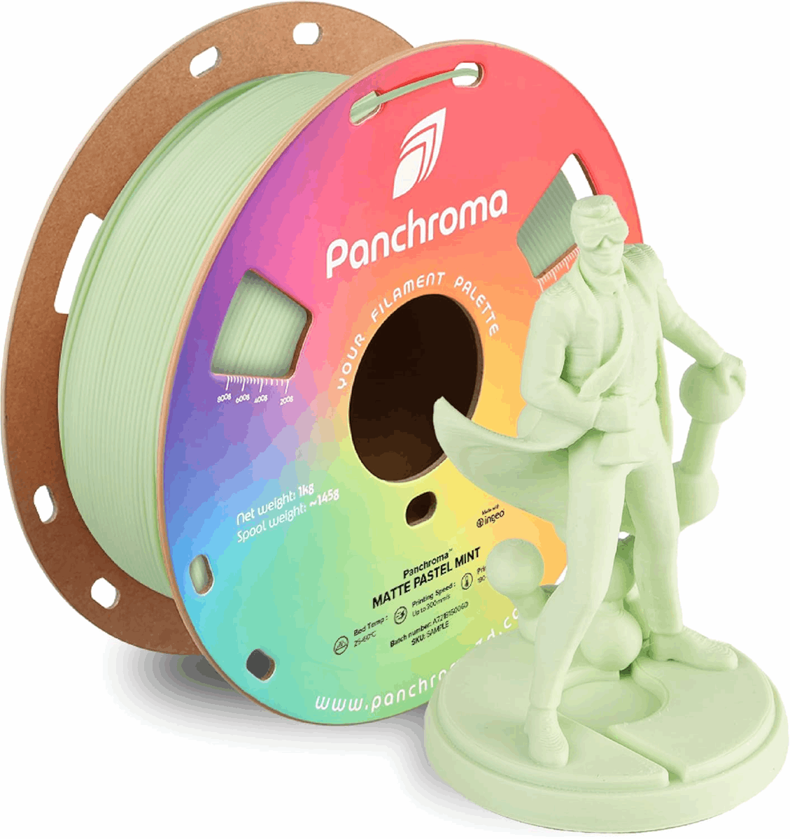 Panchroma by Polymaker PLA Pastel Matte Filament – 1kg