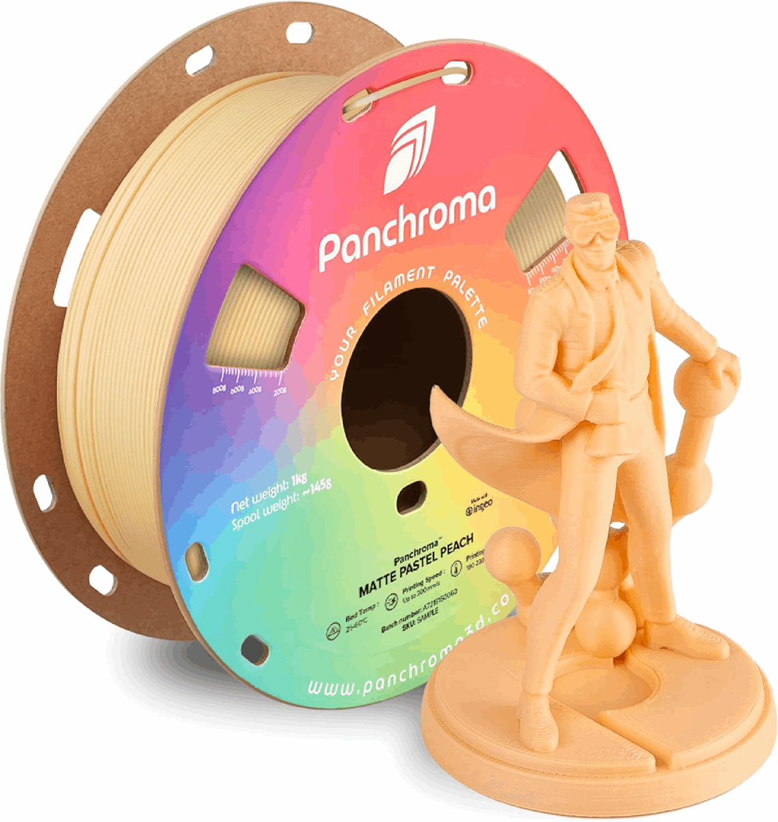 Panchroma by Polymaker PLA Pastel Matte Filament – 1kg