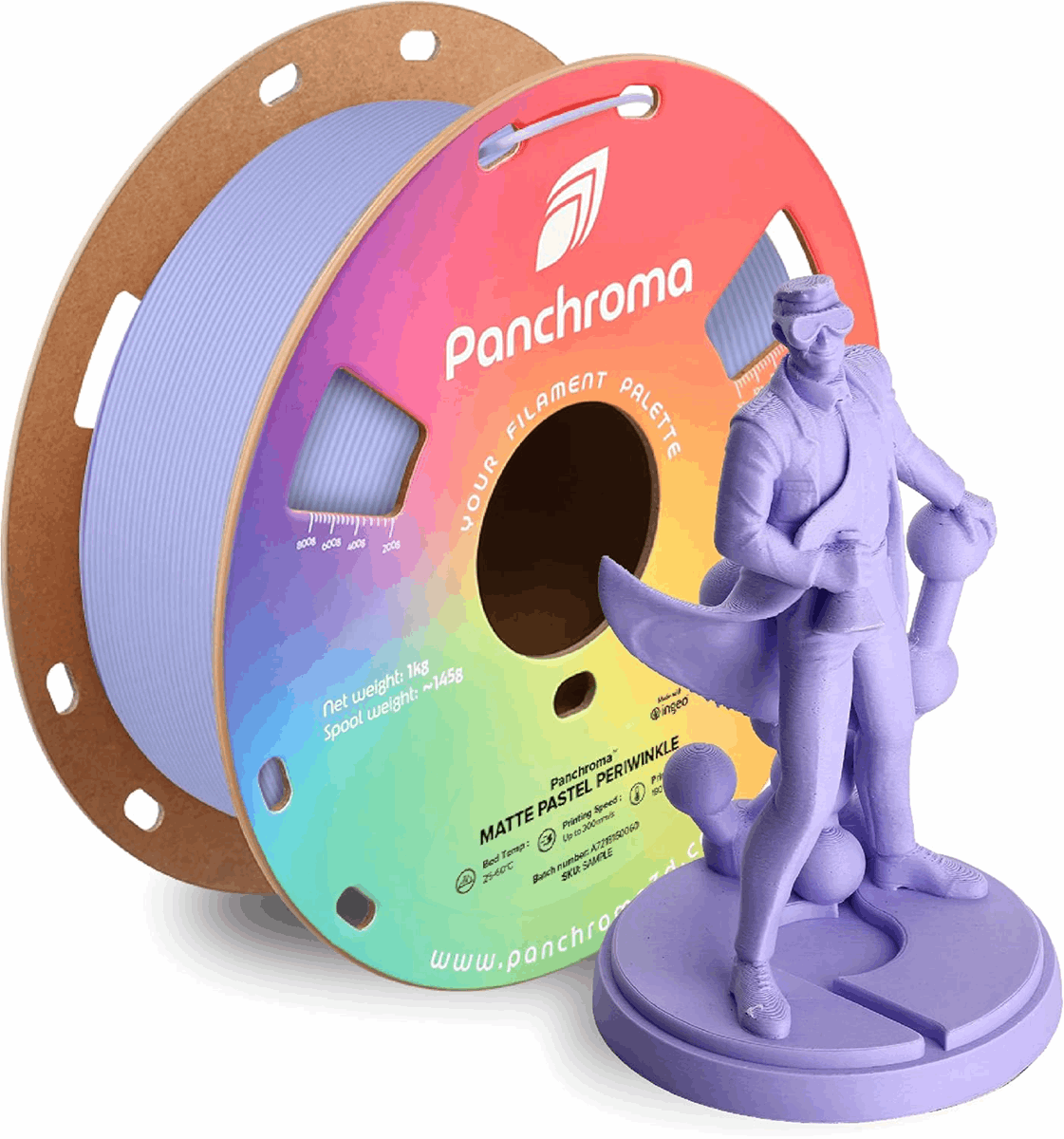 Panchroma by Polymaker PLA Pastel Matte Filament – 1kg