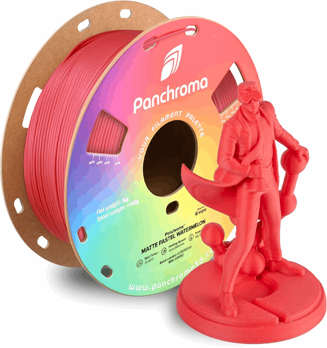 Panchroma by Polymaker PLA Pastel Matte Filament – 1kg