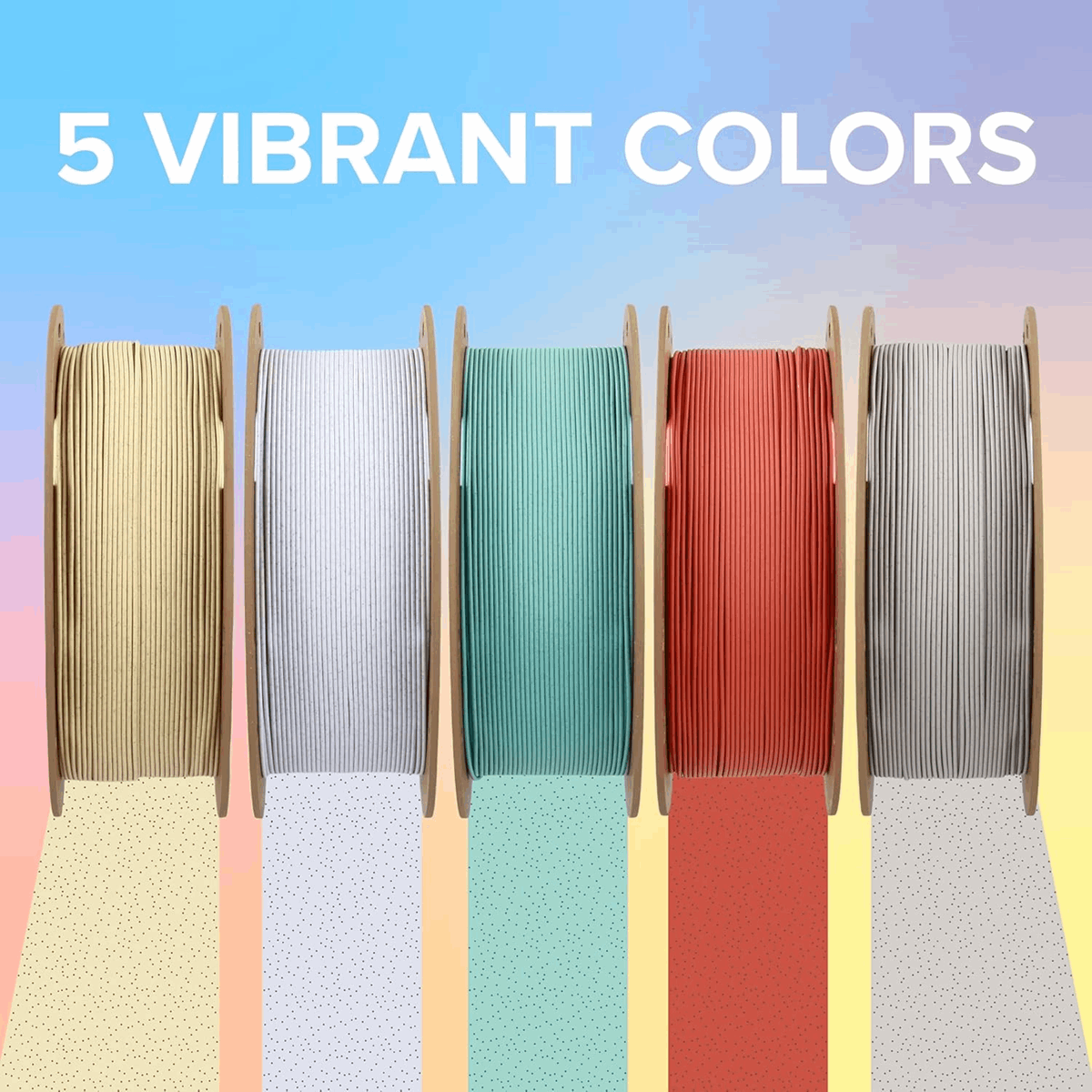 Panchroma by Polymaker PLA Matte Marble Filament – 1kg