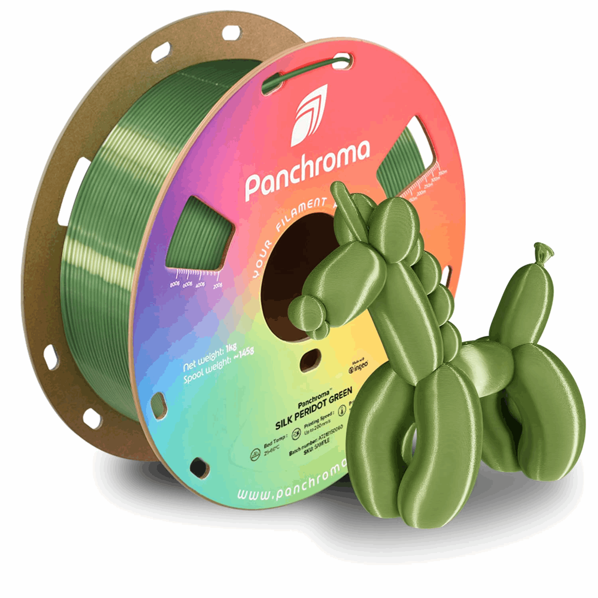 Panchroma by Polymaker PLA Silk Filament – 1kg
