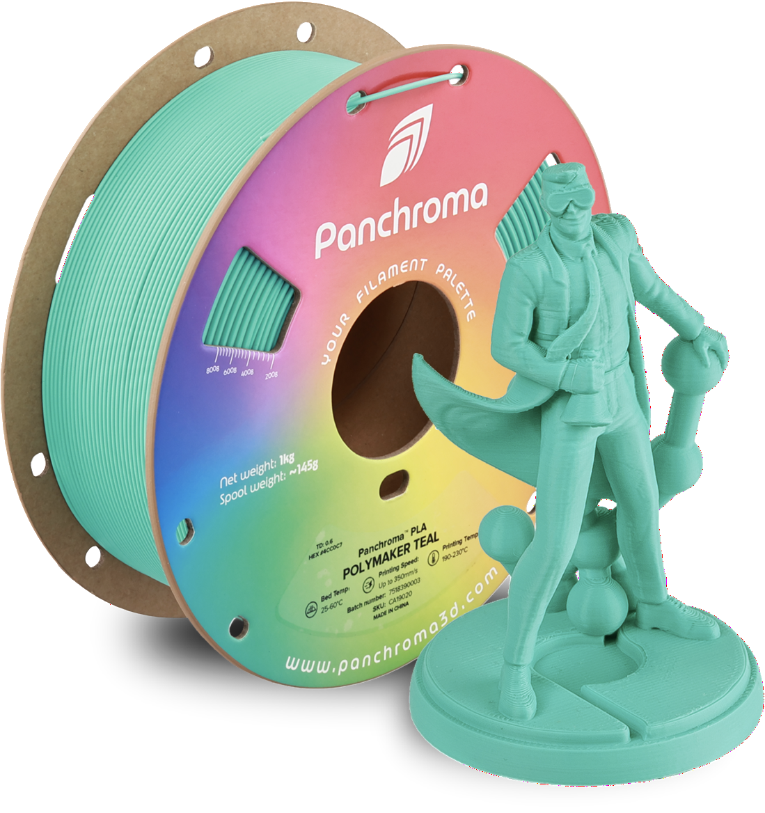 Panchroma by Polymaker Premium PLA Filament – 1kg