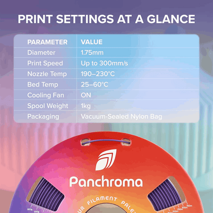 Panchroma by Polymaker PLA Muted Matte Filament – 1kg