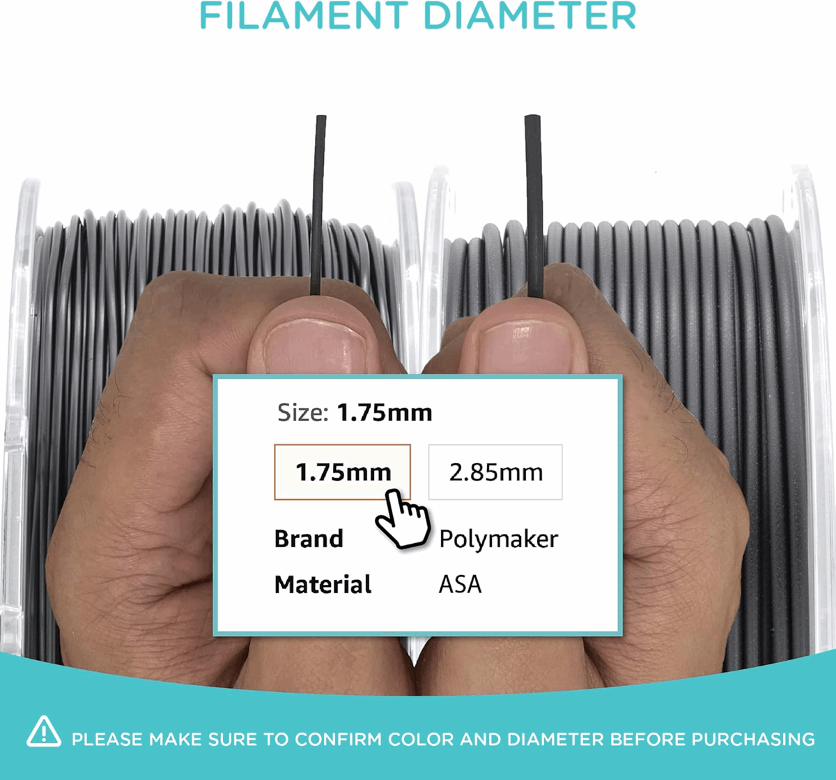 PolyLite ASA 3D Printer Filament – 1KG