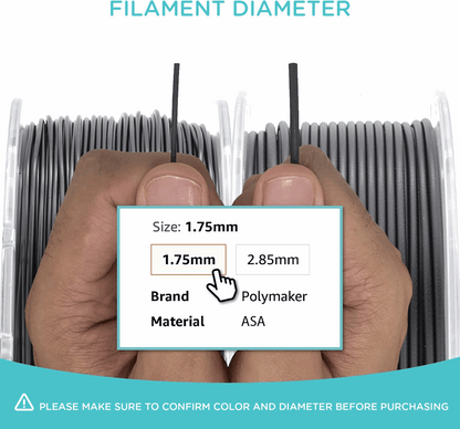 PolyLite ASA 3D Printer Filament – 1KG