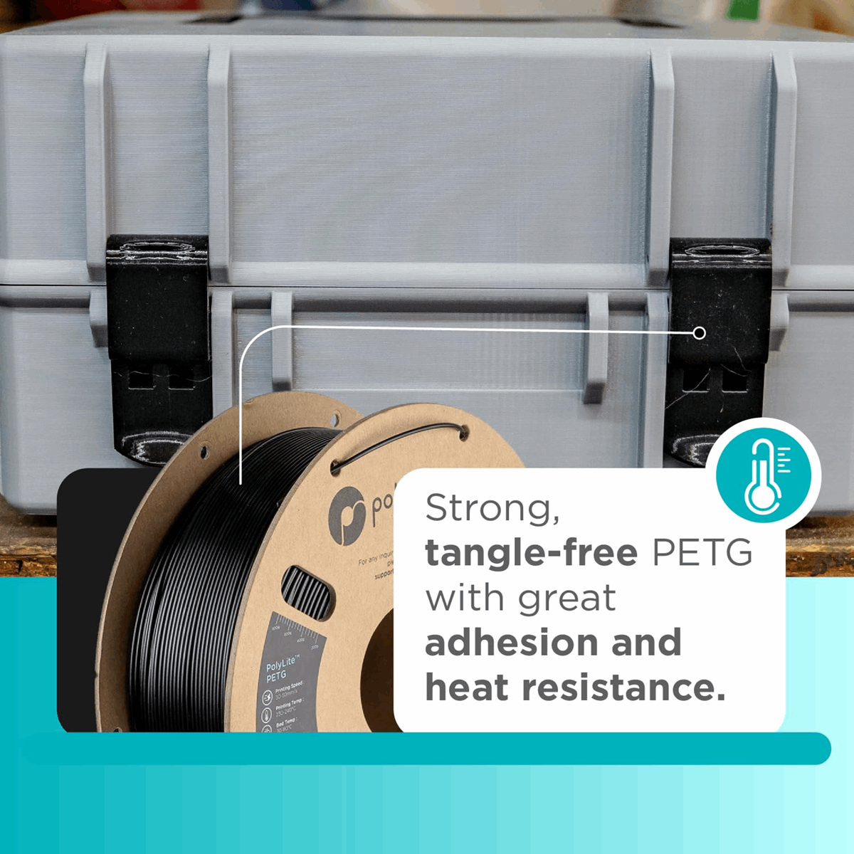 PolyLite PETG 3D Printer Filament – 1KG