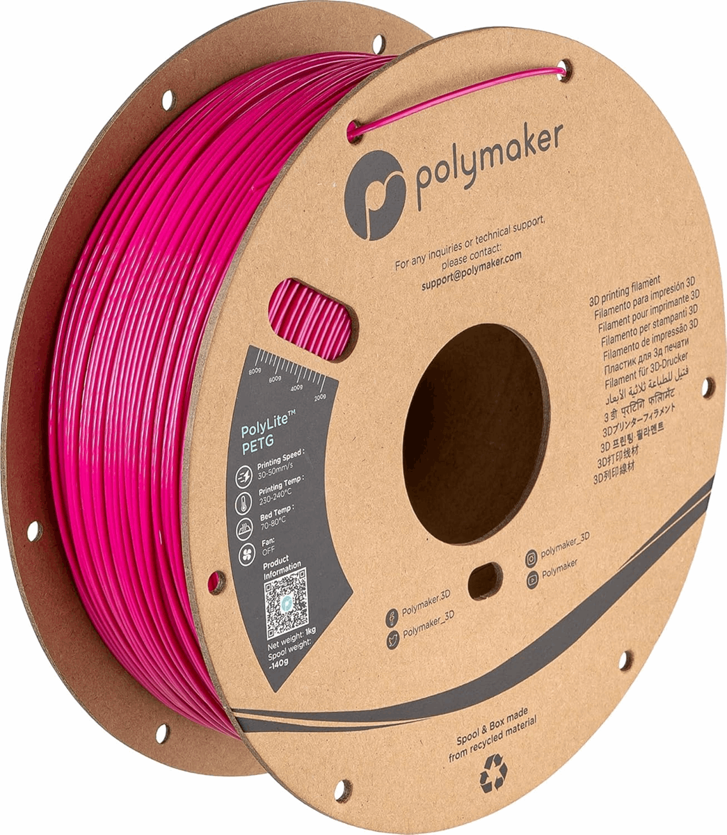PolyLite PETG 3D Printer Filament – 1KG