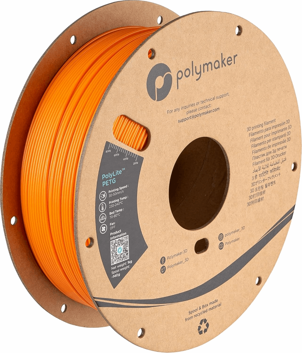 PolyLite PETG 3D Printer Filament – 1KG