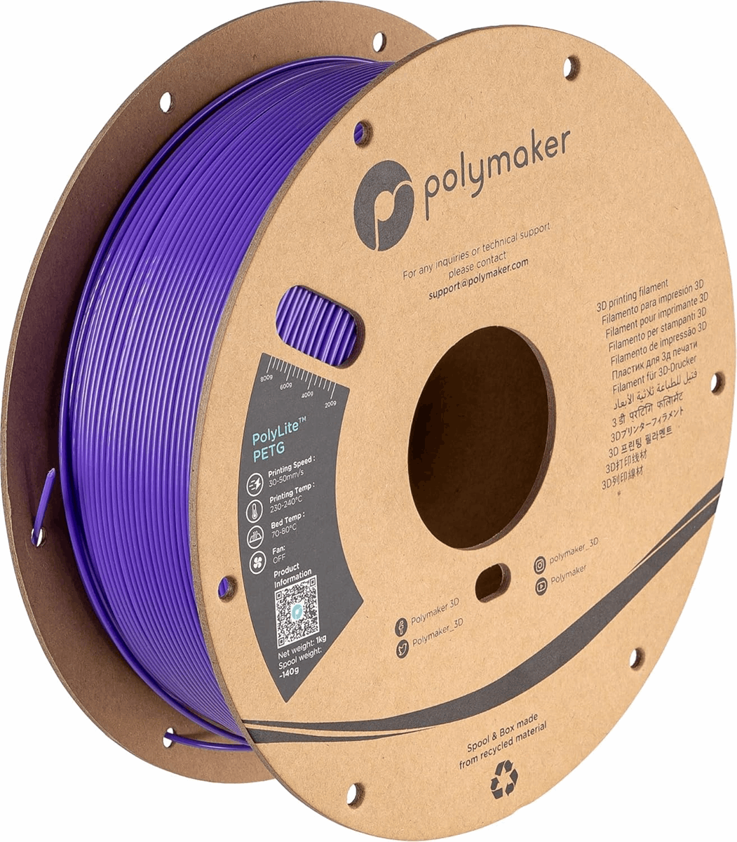 PolyLite PETG 3D Printer Filament – 1KG