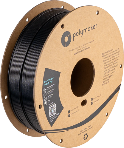 Polymaker Polymide PA12-CF Carbon Fibre Reinforced Nylon Filament – 500g