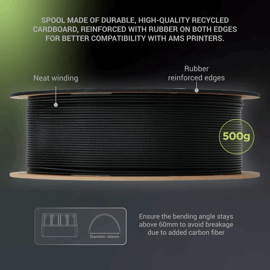 Polymaker Fiberon ASA-CF08 Filament – 500g