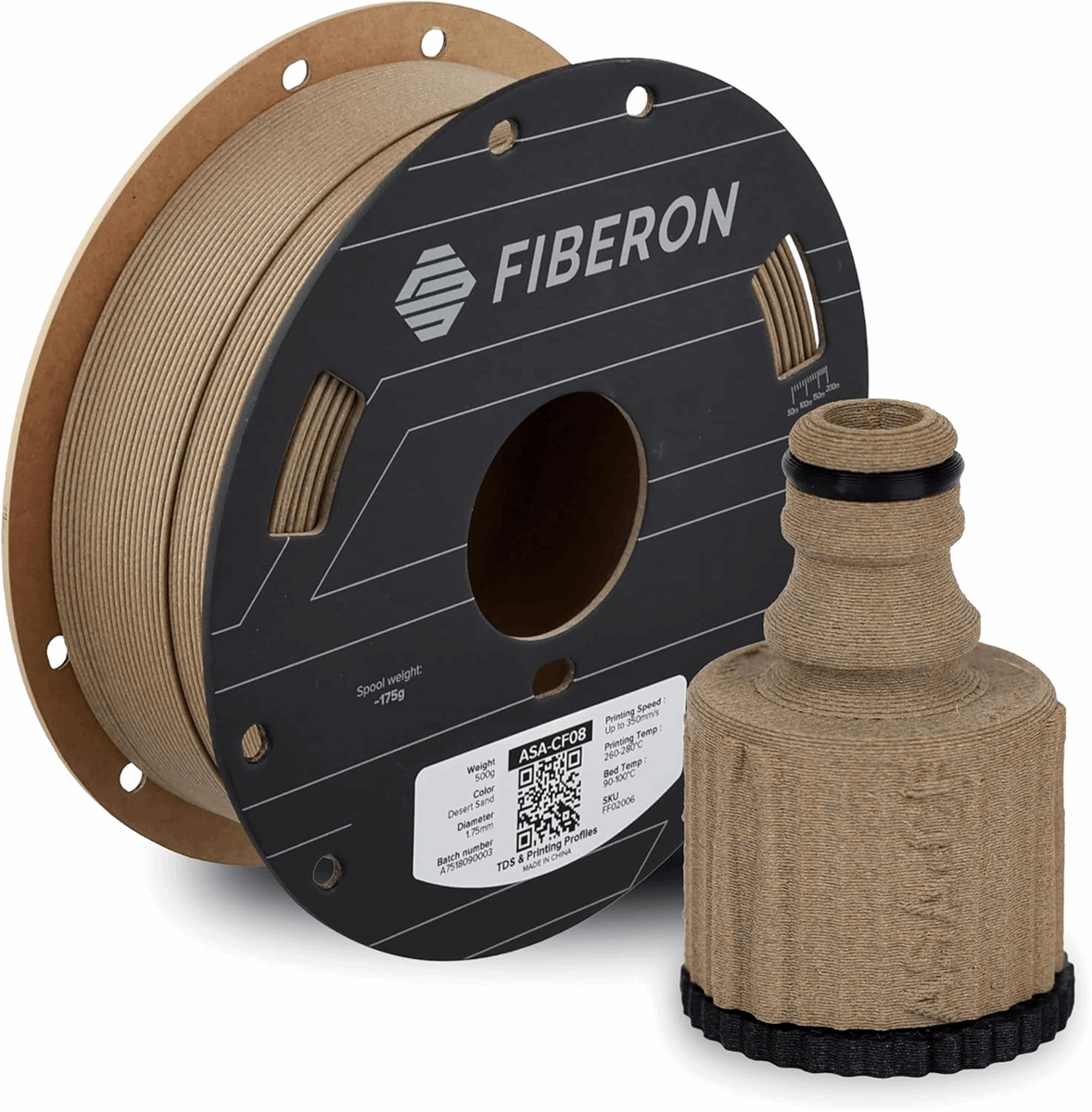 Polymaker Fiberon ASA-CF08 Filament – 500g