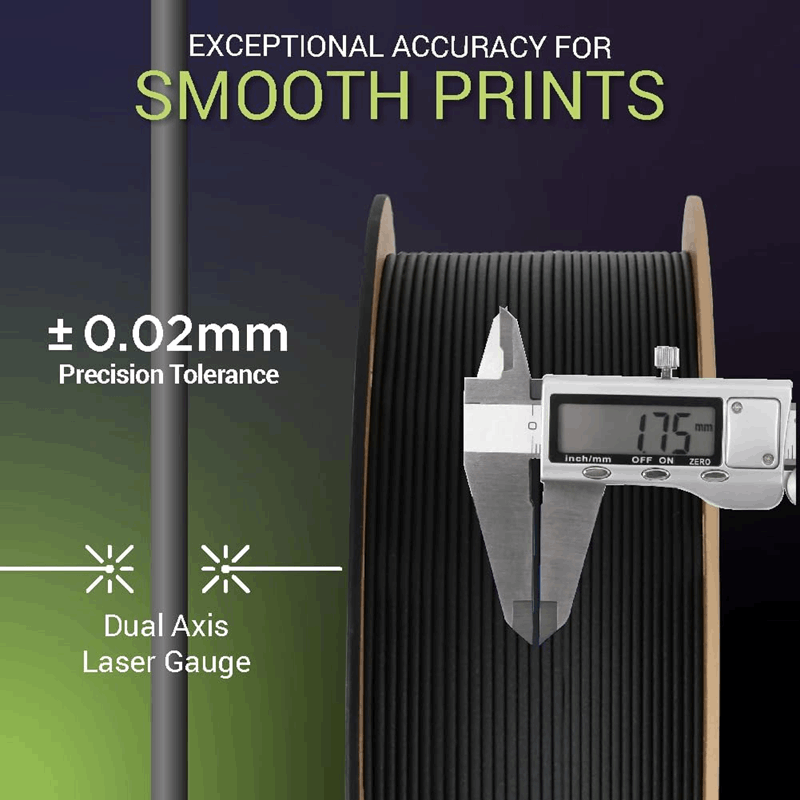 Polymaker Fiberon PET-CF17 Filament – Carbon Fibre Reinforced PET 500g