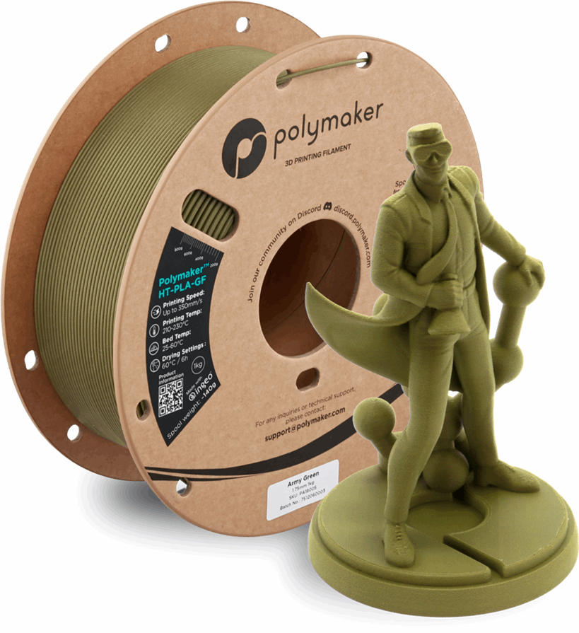 Polymaker HT-PLA-GF Engineering-Grade Filament – 1KG