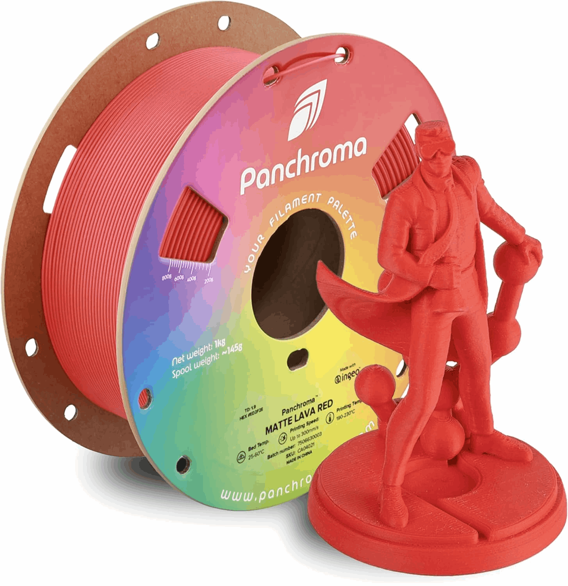 Panchroma by Polymaker Premium PLA Matte Filament – 1kg