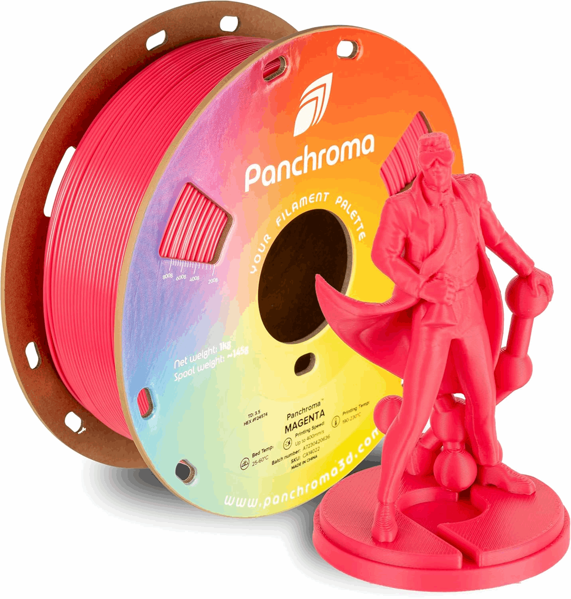 Panchroma by Polymaker Premium PLA Filament – 1kg