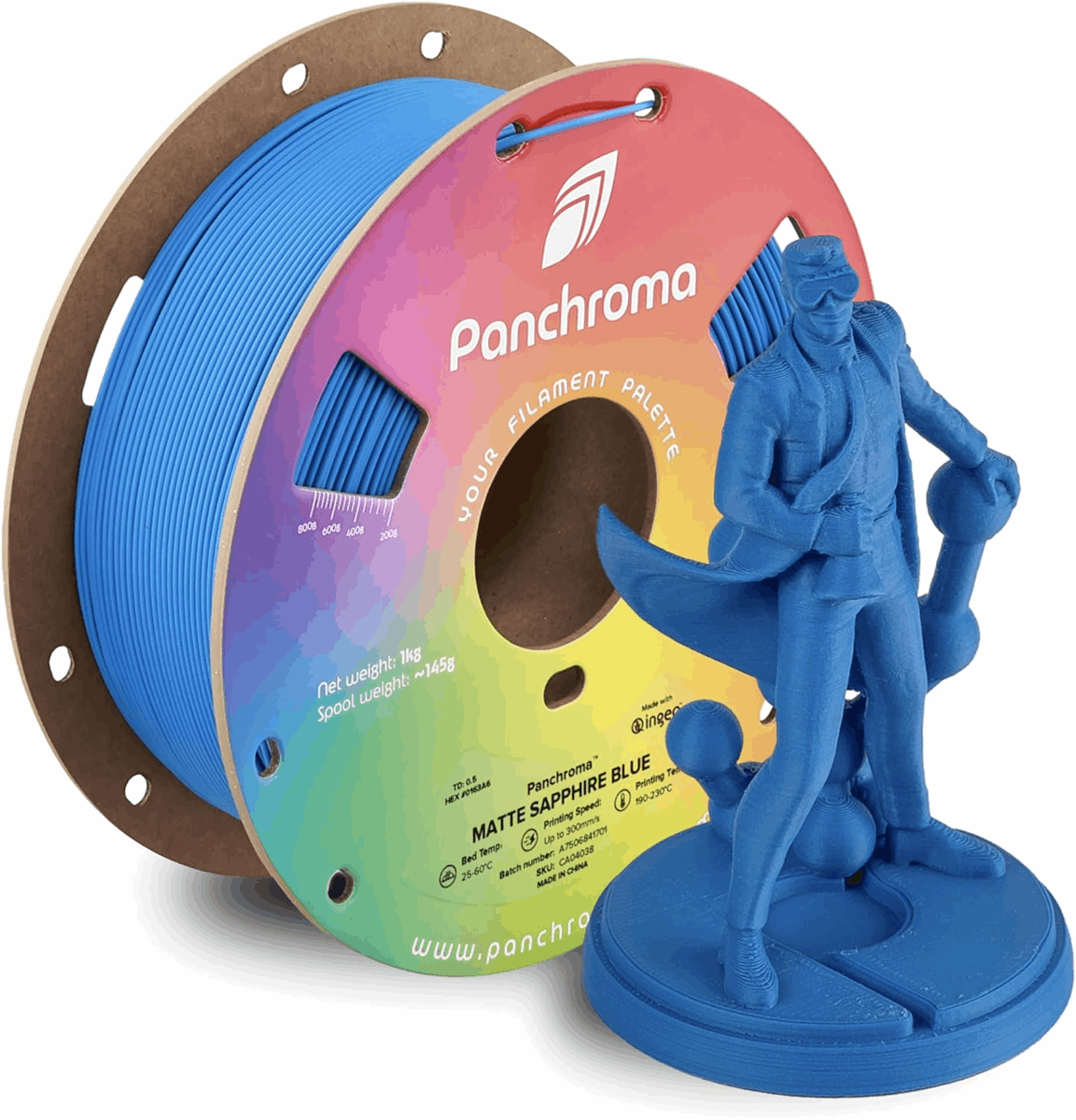 Panchroma by Polymaker Premium PLA Matte Filament – 1kg
