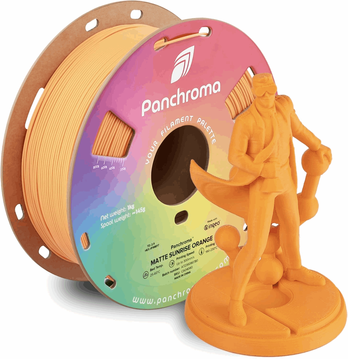 Panchroma by Polymaker Premium PLA Matte Filament – 1kg