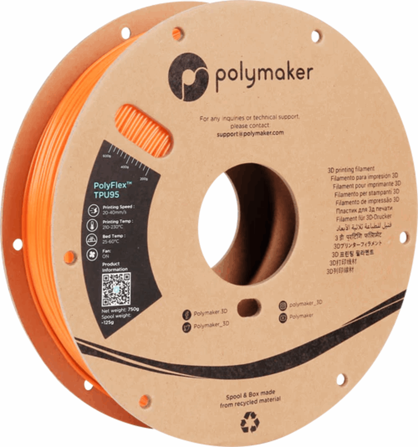 Polymaker PolyFlex TPU95 Filament - 750g