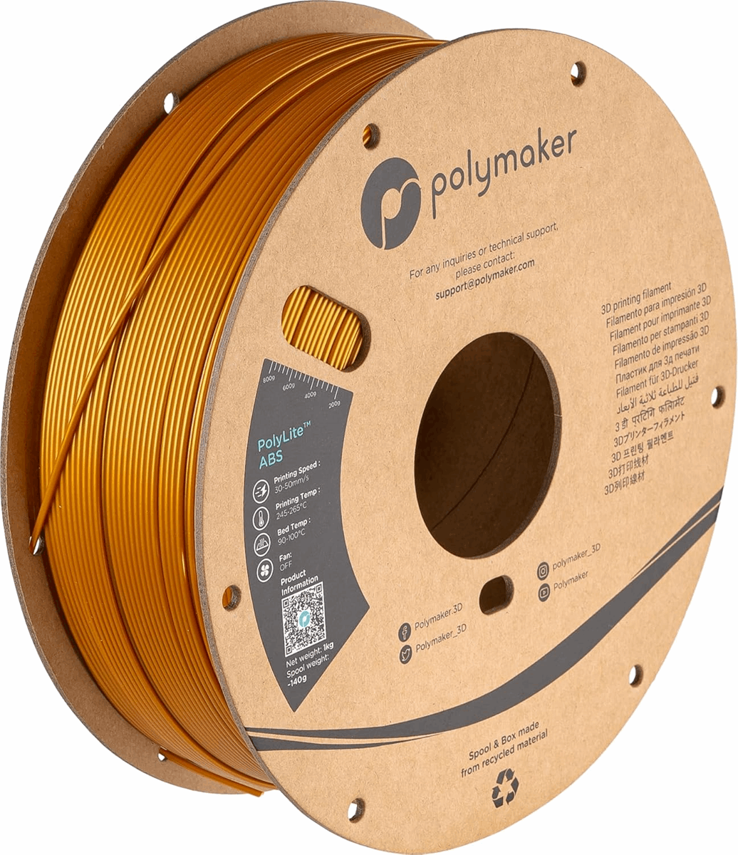 Polymaker PolyLite ABS 3D Printer Filament – 1KG