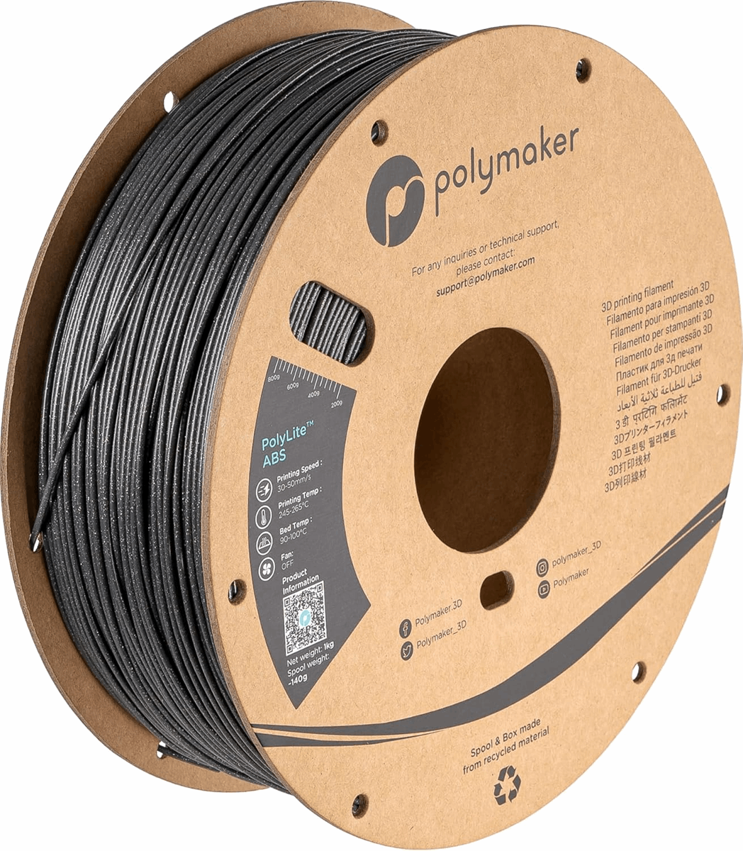 Polymaker PolyLite ABS Galaxy 3D Printer Filament – 1KG