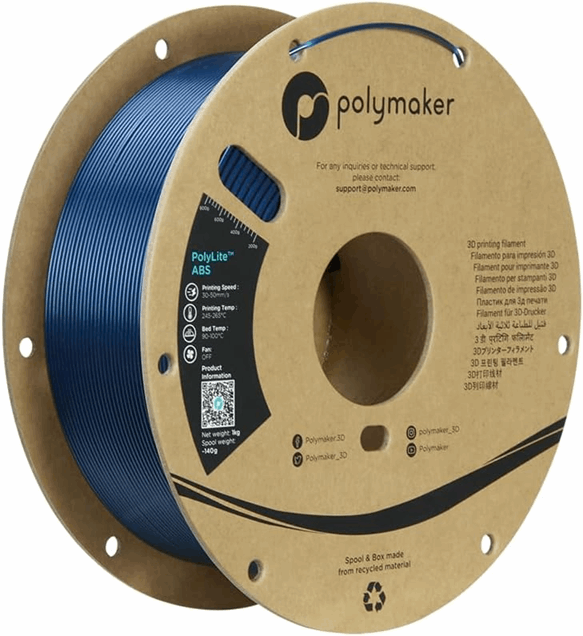 Polymaker PolyLite ABS Metallic 3D Printer Filament – 1KG