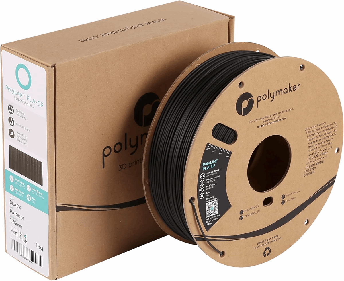 Polymaker PolyLite Carbon Fibre PLA-CF Filament – 1 kg
