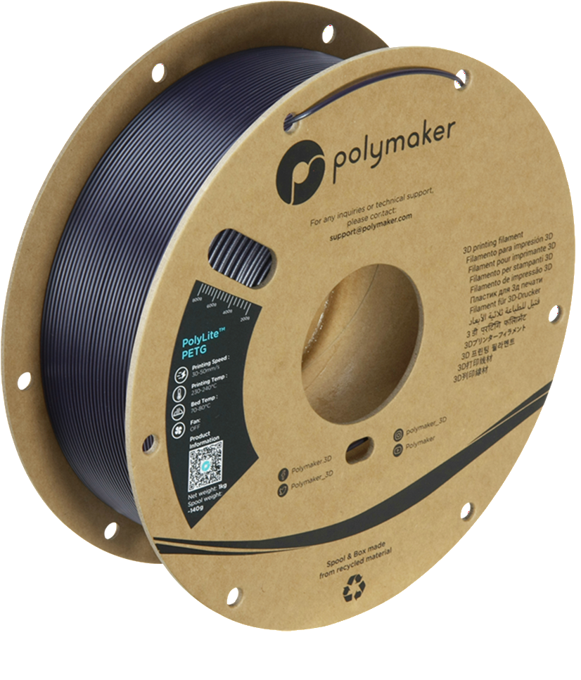 Polymaker PolyLite PETG 3D Printer Filament – 1KG