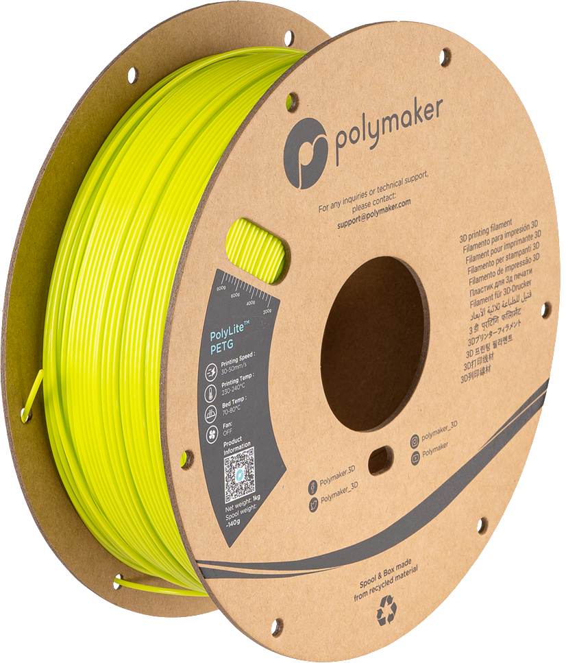Polymaker PolyLite PETG 3D Printer Filament – 1KG