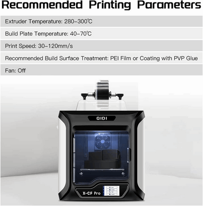 QIDI TECH PA12-CF Nylon Filament