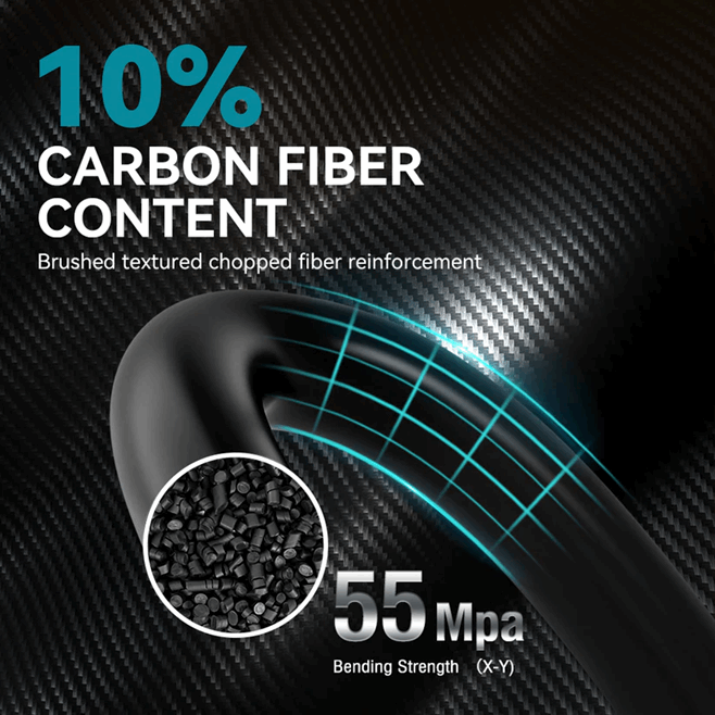 SUNLU PETG-CF Carbon Fibre 3D Printer Filament - 1KG