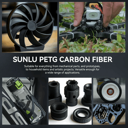 SUNLU PETG-CF Carbon Fibre 3D Printer Filament - 1KG