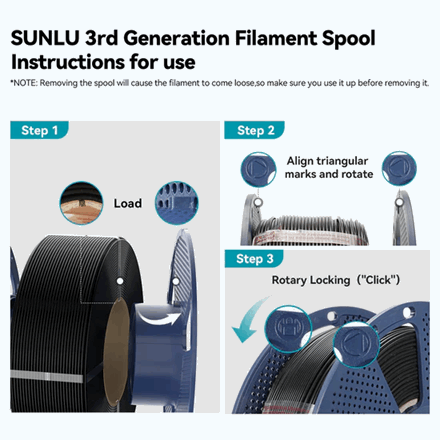 SUNLU PLA+ 3D Printer Filament – 1KG