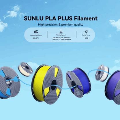 SUNLU PLA+ 3D Printer Filament – 1KG