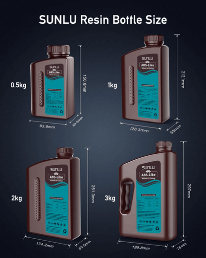 SUNLU ABS-Like Photopolymer Resin - 1KG
