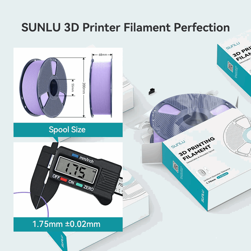 SUNLU High-Speed PLA Meta 3D Printer Filament – 1KG