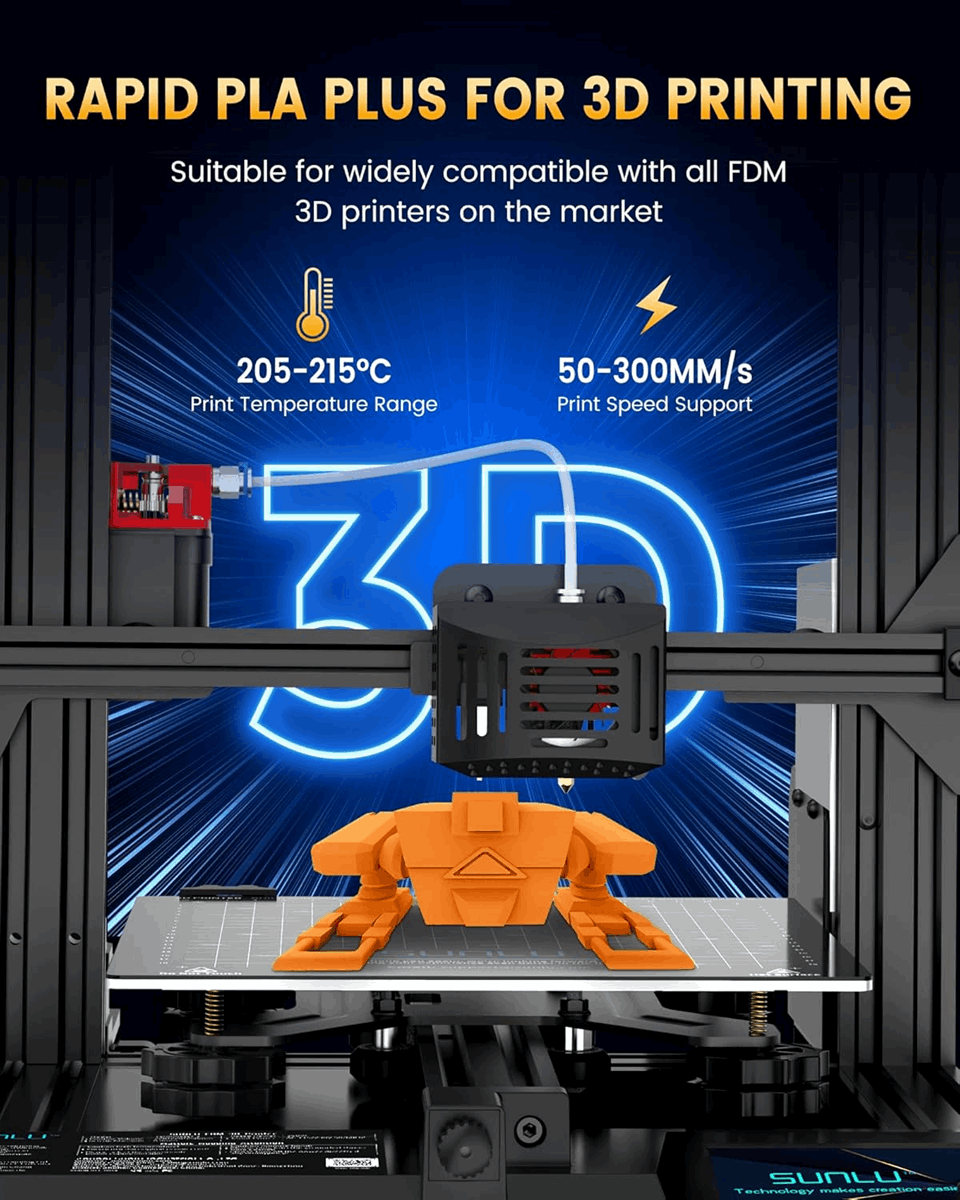 SUNLU PLA+ 2.0 3D Printer Filament – 1KG