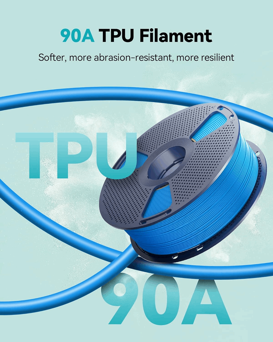 SUNLU TPU90A Flexible 3D Printer Filament – 1KG