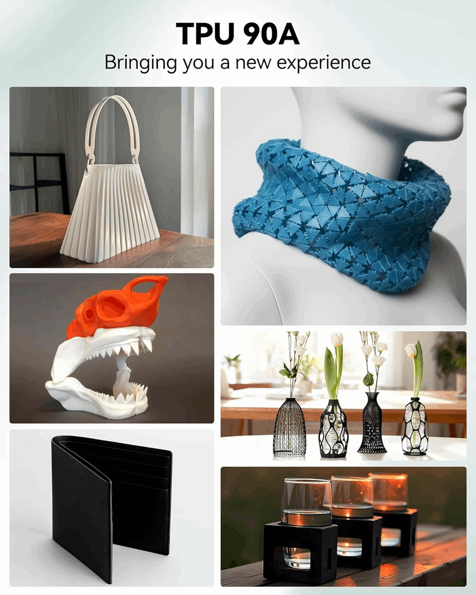 SUNLU TPU90A Flexible 3D Printer Filament – 1KG