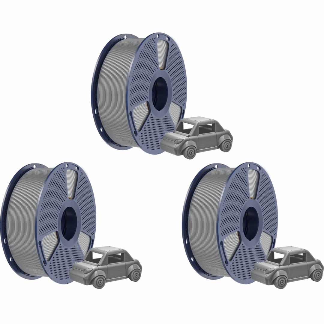 SUNLU PETG Grey 3D Printer Filament – 3KG Combo