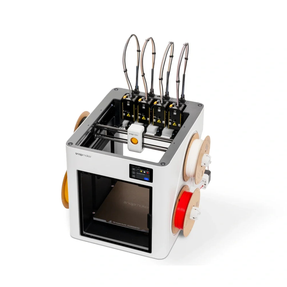 Snapmaker U1 four-toolhead 3D printer – front three-quarter view
