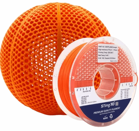 Winplu-s PLA Flexible + 505-Basketball – 3D Printer Filament