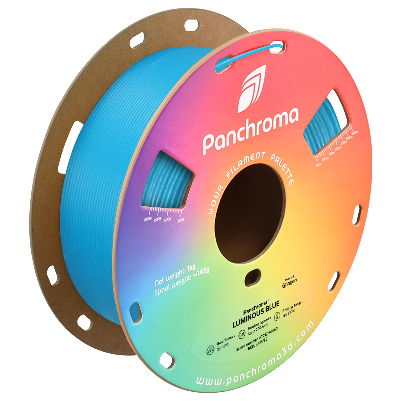 CA02031 — Luminous Blue 1.75 mm 1 kg filament spool