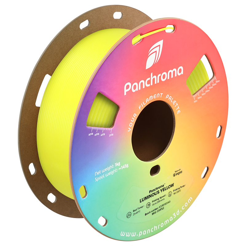 CA02035 — Luminous Yellow 1.75 mm 1 kg filament spool